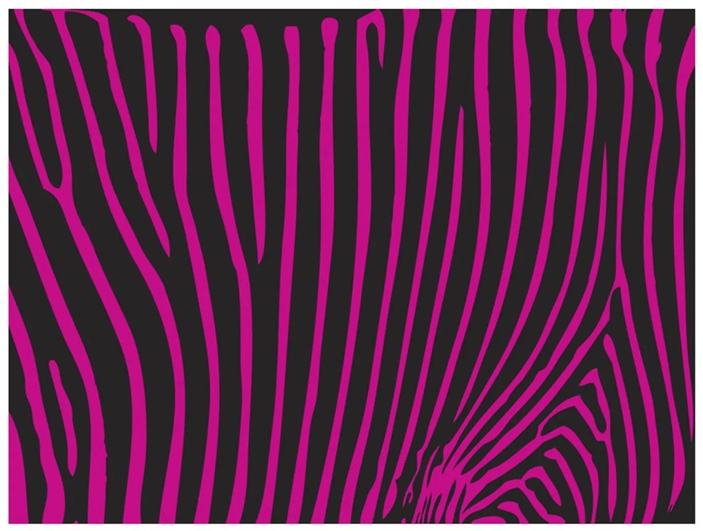 Φωτοταπετσαρία - Zebra pattern (violet) 200x154