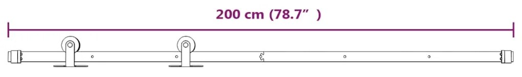 ΣΥΡΟΜΕΝΗ ΜΕΣΟΠΟΡΤΑ ΜΕ ΜΗΧΑΝΙΣΜΟ 90 X 210 ΕΚ. ΜΑΣΙΦ ΞΥΛΟ ΠΕΥΚΟΥ 3203107