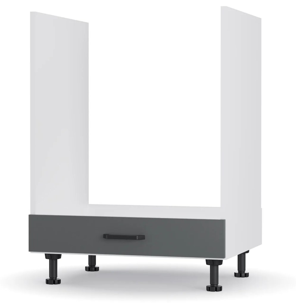 Modest Κάτω Ντουλάπι Φούρνου Ανθρακί 60x48x82cm LG6082M03