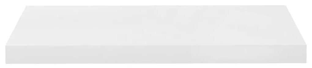vidaXL Ράφι Τοίχου Γυαλιστερό Άσπρο 60x23,5x3,8 εκ. MDF