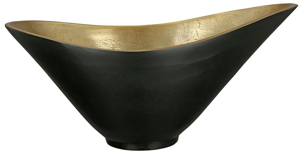 Μπωλ 'Urio' Αλουμίνιο Μαύρο 21.5x38x18cm