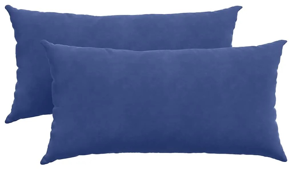 vidaXL Μαξιλάρι Καναπέ 2 pcs Μπλε Αστυνομίας 80 x 40 cm
