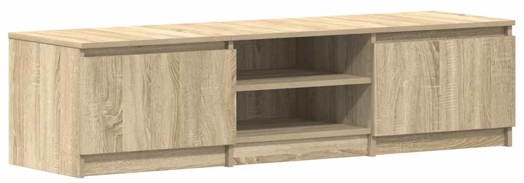 vidaXL Έπιπλο Τηλεόρασης Sonoma Δρυς 140x40x35,5 εκ. από Επεξ. Ξύλο