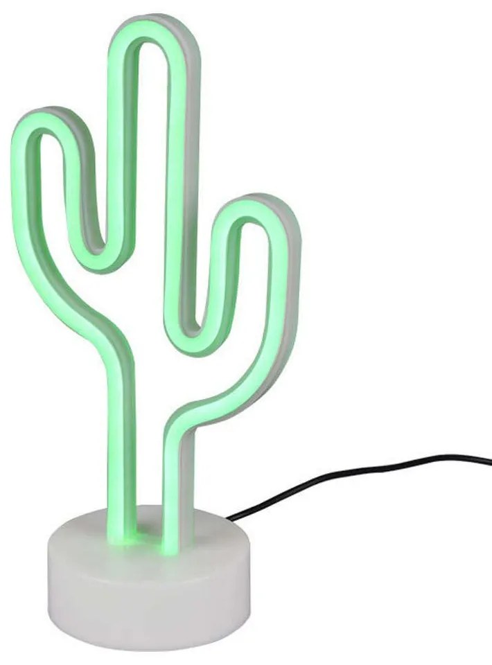 Φωτιστικό Επιτραπέζιο Cactus R55220101 1,5W Led 8x14x29cm White RL Lighting Πλαστικό