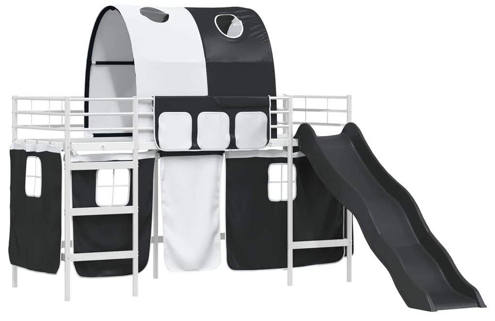 vidaXL Λευκό και Μαύρο 99,5 x 190 εκ.