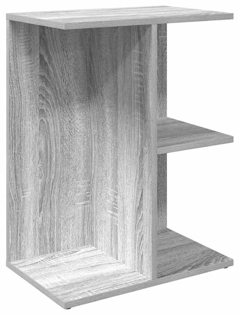 Κομοδίνο Γκρι Sonoma 46,5x29x61 εκ. από Επεξεργασμένο Ξύλο - Γκρι