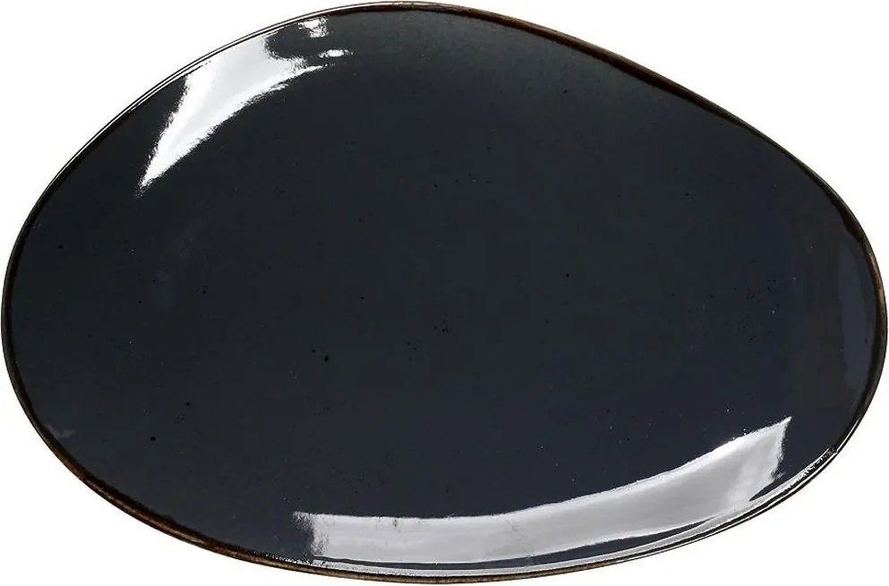 TERRA GREY ΠΙΑΤΕΛΑ ΟΒΑΛ 36χ24.5χ2.5ΕΚ