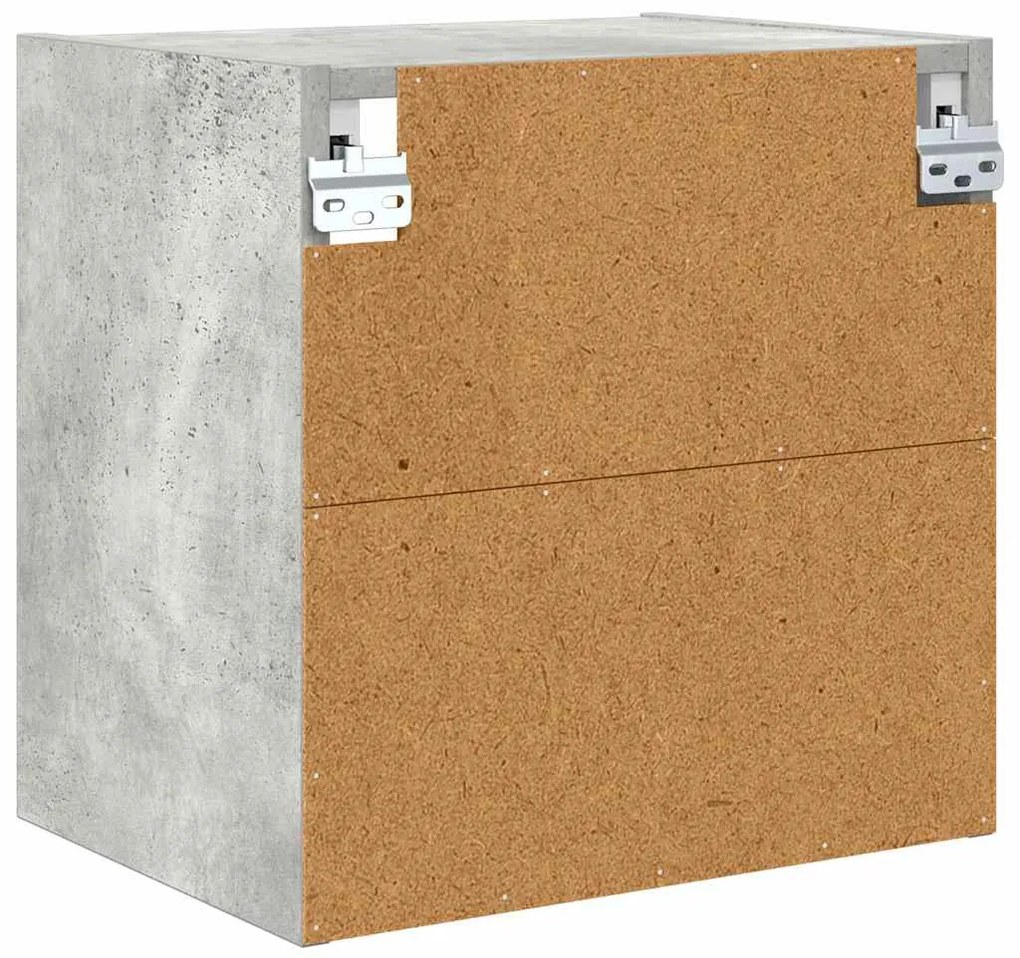 vidaXL Κρεμαστό ντουλάπι Σκυρόδεμα Γκρι 40 x 29,5 x 40 εκ.