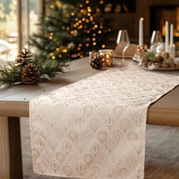 Beauty Home ΡΑΝΝΕΡ ΖΑΚΑΡ ΧΡΙΣΤΟΥΓΕΝΝΙΑΤΙΚΕΣ ΜΠΑΛΕΣ   40 cm x 2,5 m