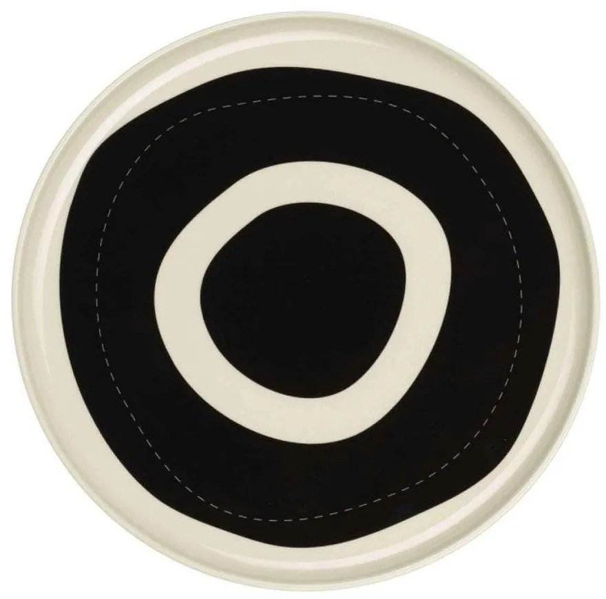Πιάτο Salto Variété Du Soleil 58143248 21cm Black-White Asa Ceramic