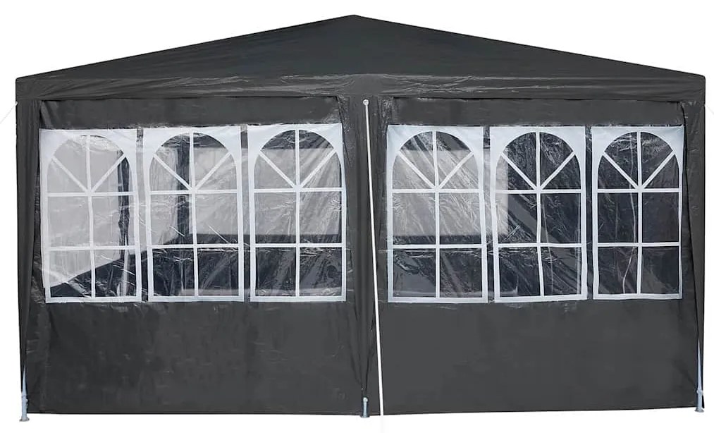 vidaXL Σκηνή Πάρτυ Γκρι και Λευκό 800 x 400 x 266 εκ