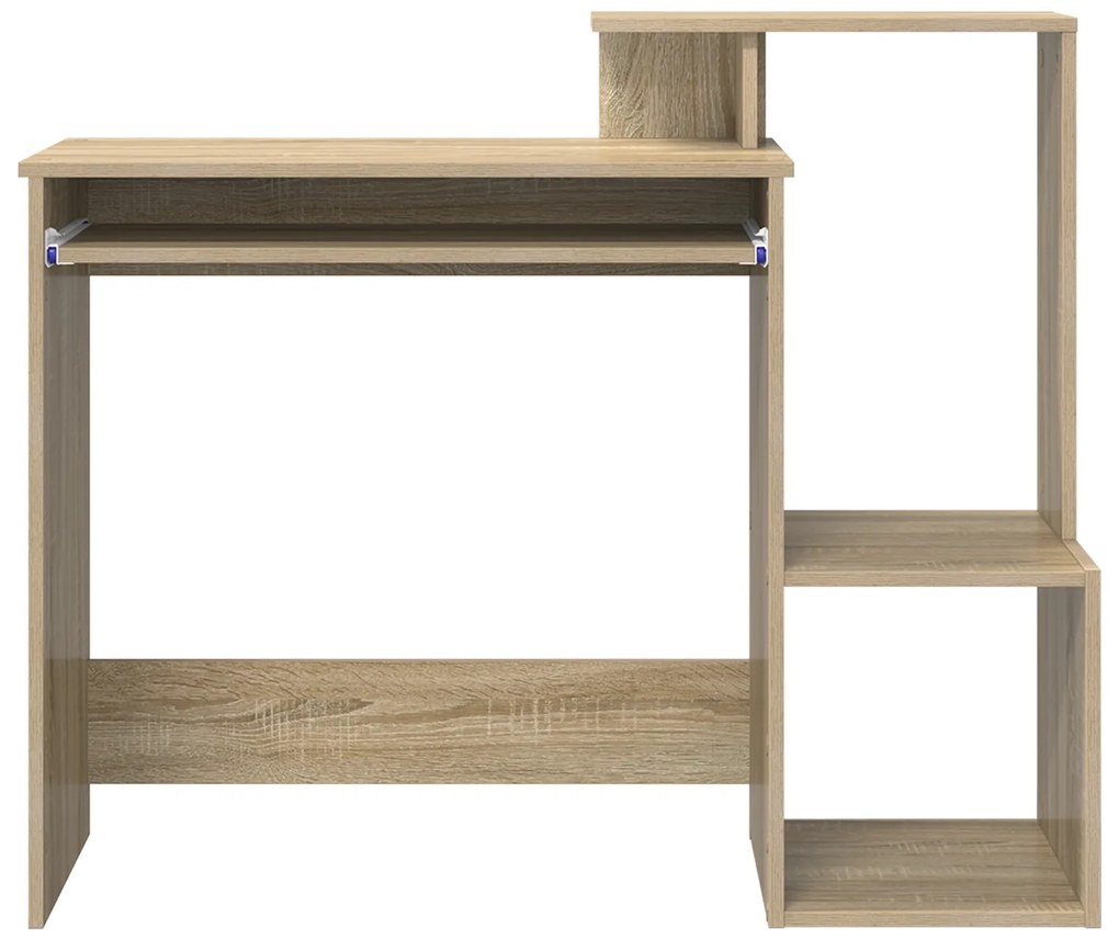 vidaXL Γραφείο Sonoma Δρυς 106 x 40 x 88.5 εκ Επεξεργασμένο ξύλο