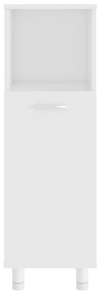Στήλη Μπάνιου Λευκή 30 x 30 x 95 εκ. από Μοριοσανίδα - Λευκό