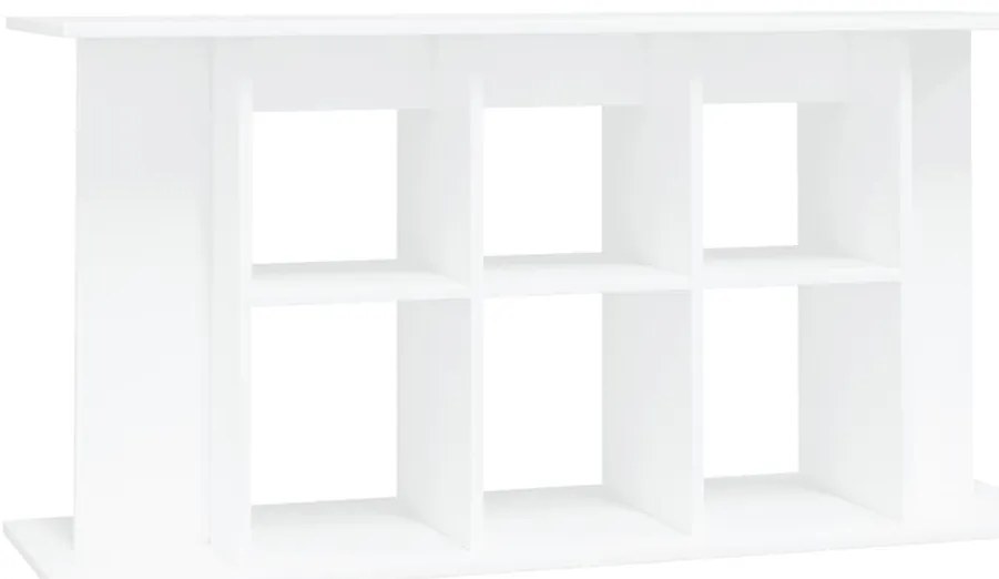 vidaXL Βάση Ενυδρείου Λευκή 120 x 40 x 60 εκ. από Επεξεργασμένο Ξύλο