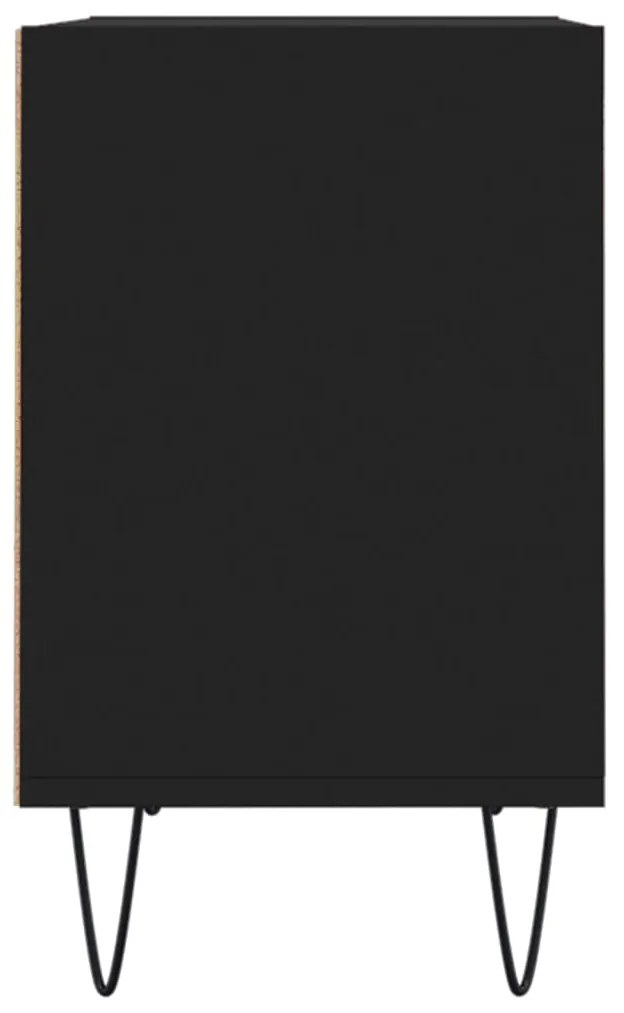 vidaXL Έπιπλο Τηλεόρασης Μαύρο 69,5x30x50 εκ. από Επεξεργασμένο Ξύλο
