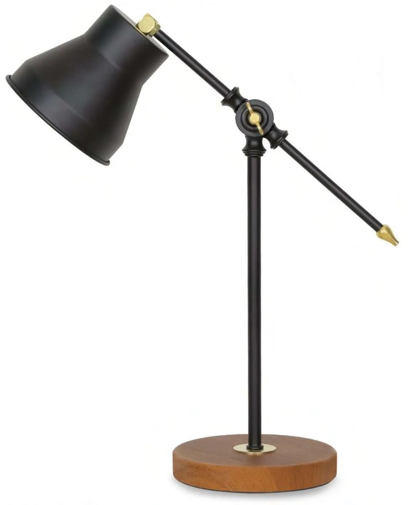 ΦΩΤΙΣΤΙΚΟ ΕΠΙΤΡΑΠΕΖΙΟ ΜΕΤΑΛΛΙΚΟ ΜΑΥΡΟ ΜΕ MDF HM7584.01