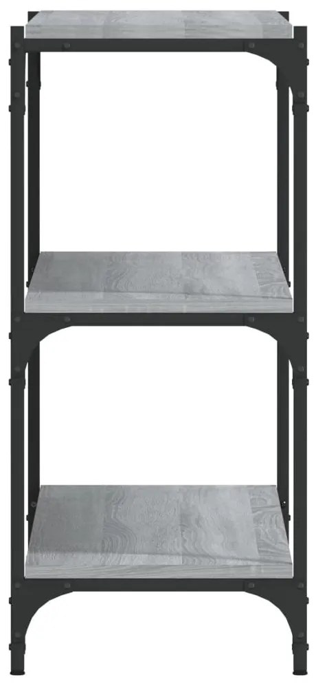 Βιβλιοθήκη Γκρι Sonoma 100 x 33 x 70,5 εκ. Επεξ. Ξύλο &amp; Ατσάλι - Γκρι