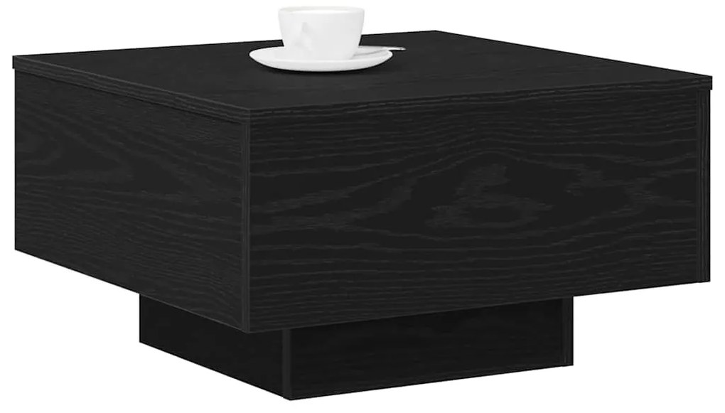 vidaXL Τραπεζάκι σαλονιού Μαύρη δρυς 55 x 55 x 31 cm