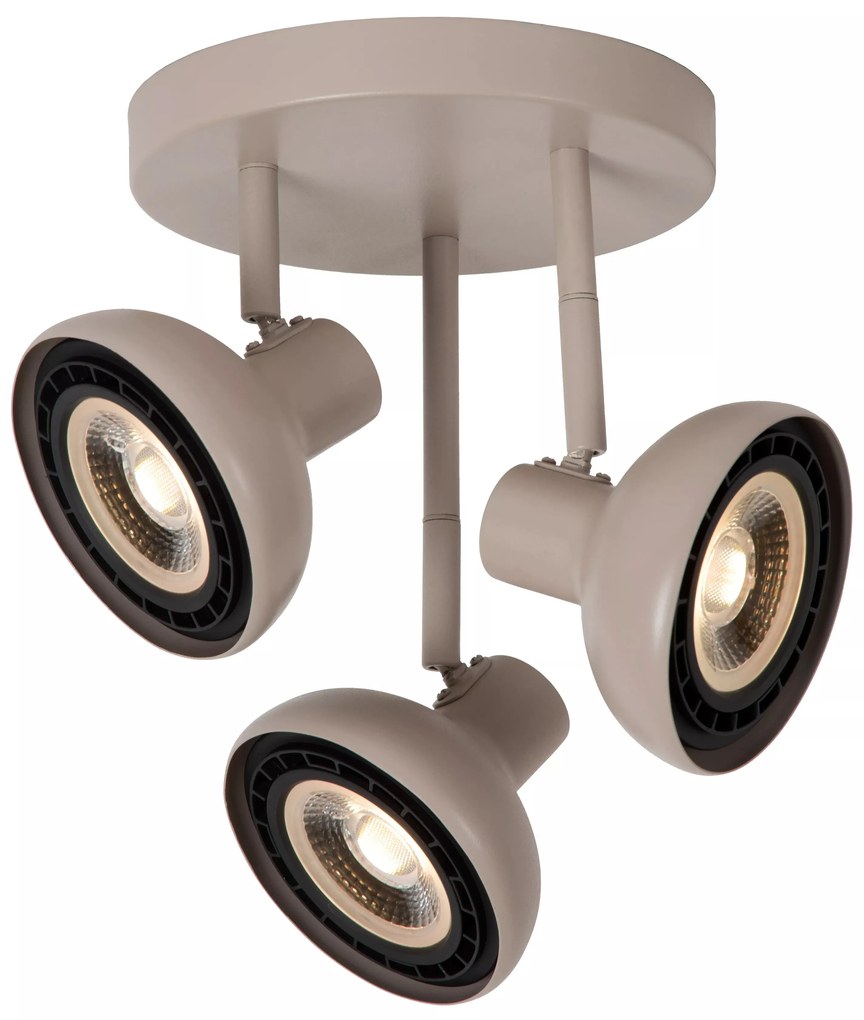 Φωτιστικό Οροφής Lucide 30997-13-38 SENSAS Μπεζ/Κρεμ (Beige/Creme)