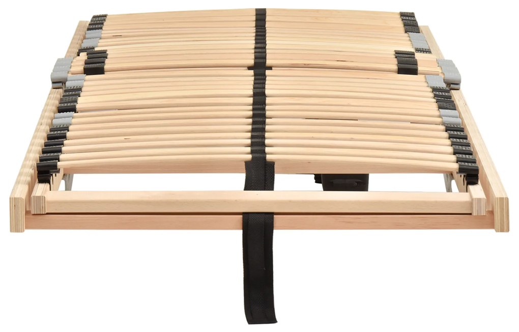 vidaXL Στιβαρό Κρεβάτι με Σλάντα Καφέ 70 x 190 cm Στερεό Ξύλο Μηλιάς