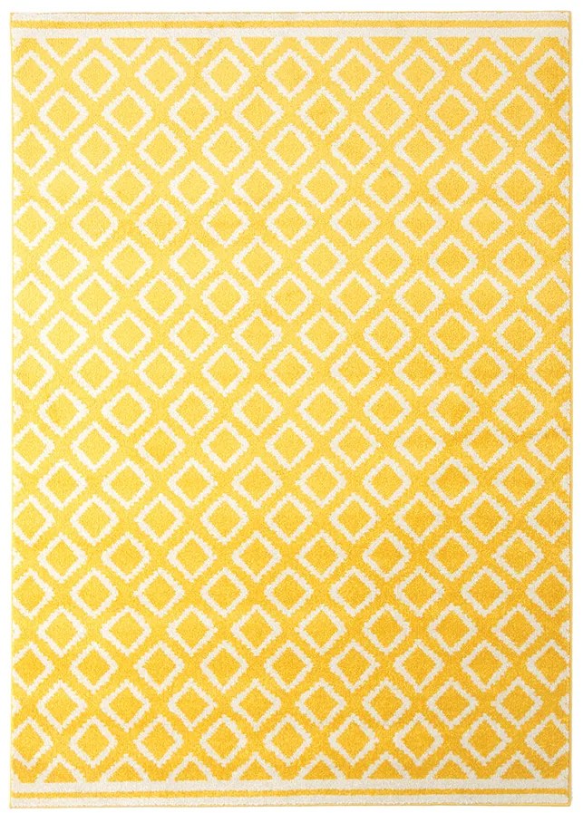 Χειμερινό χαλί μοντέρνο Decorista 3003 O Yellow 160 x 235