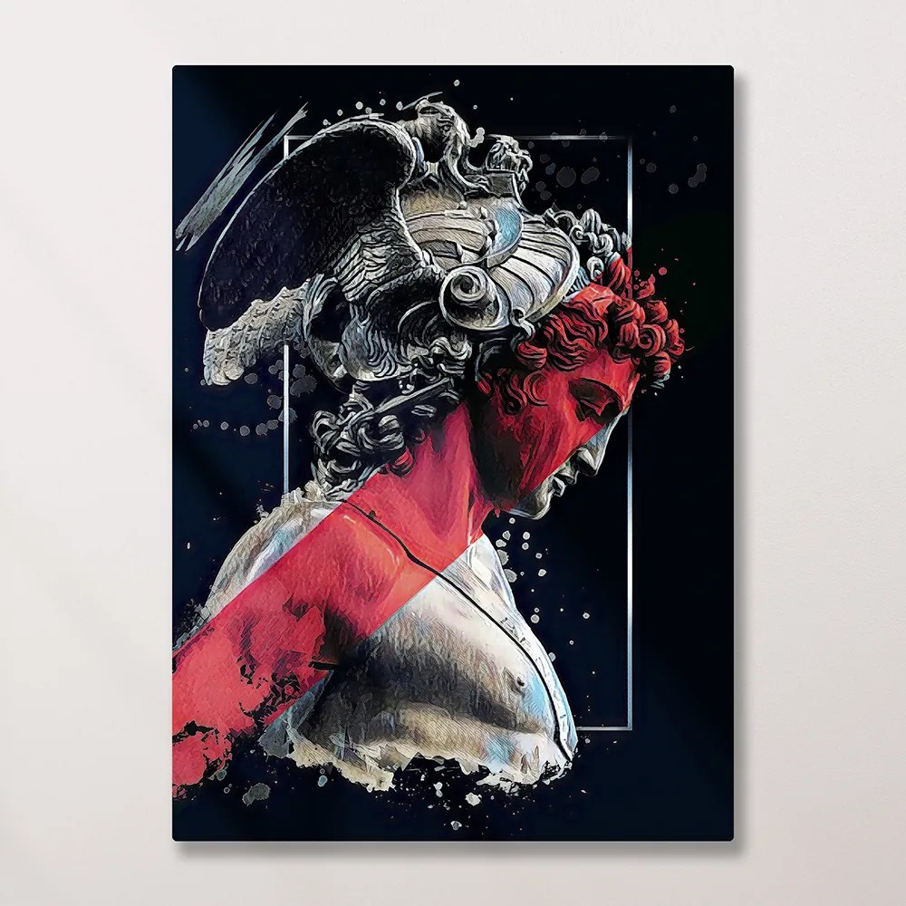 Πίνακας σε καμβά David in Red KNV2574 30cm x 40cm