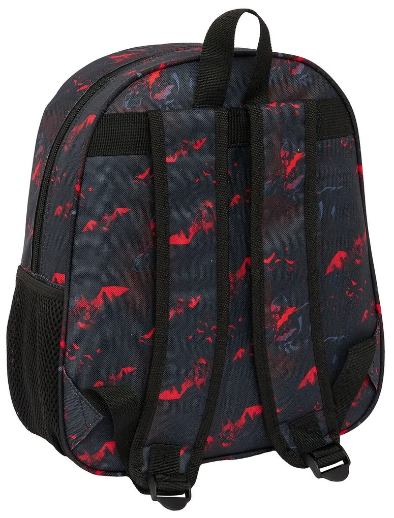 Παιδική Τσάντα 3D Batman Μαύρο 27 x 33 x 10 cm