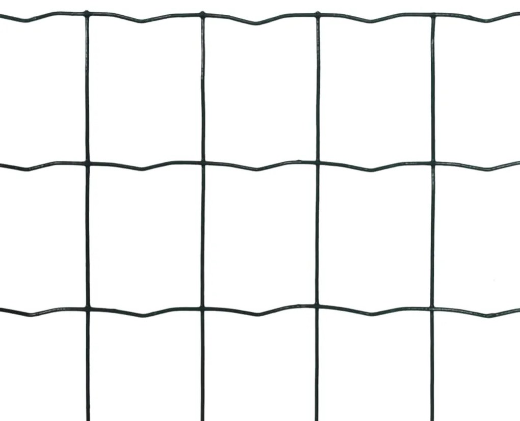 vidaXL Συρματόπλεγμα Σετ Πράσινο 10 x 0,8 μ. Ατσάλινο