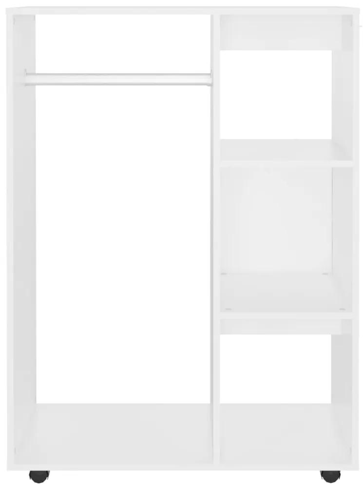 vidaXL Ντουλάπα Λευκή 80 x 40 x 110 εκ. από Μοριοσανίδα