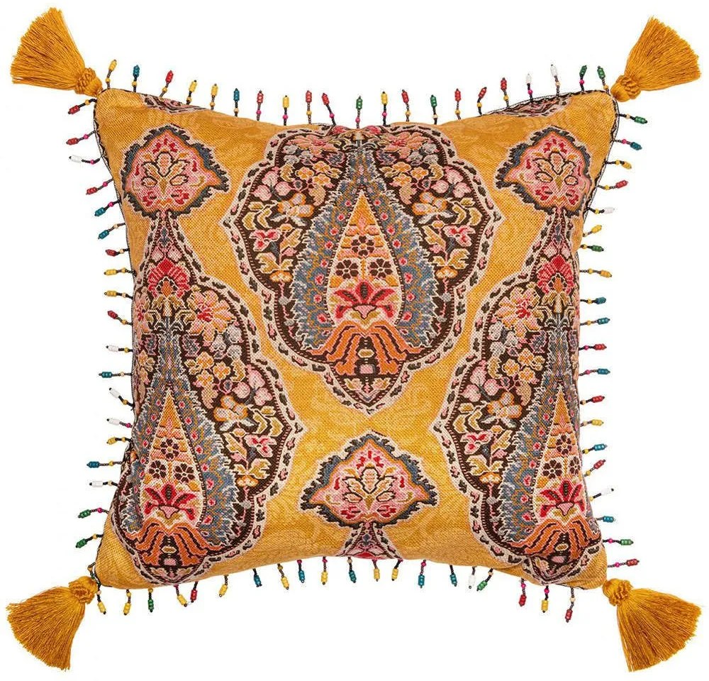Μαξιλάρι Διακοσμητικό (Με Γέμιση) Gipsy Soul LC40146 50x50cm Multi MindTheGap 50X50 50x50cm Fabric