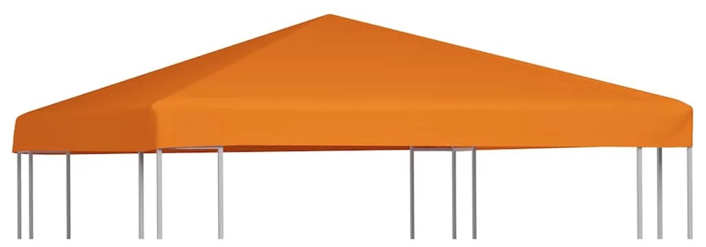 vidaXL Κάλυμμα για Κιόσκι Πορτοκαλί 3 x 3 μ. 310 γρ./μ²