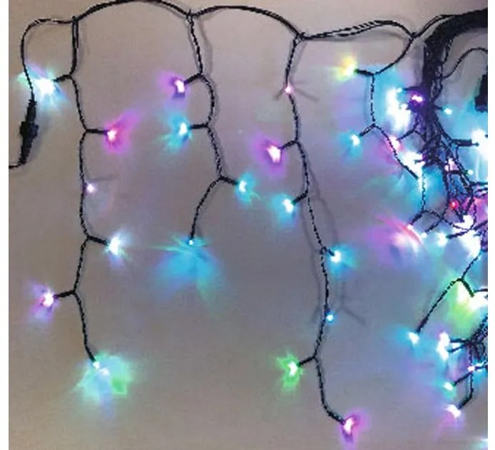 Λαμπάκια 100 LED Γιρλάντα Επεκτεινόμενα με Πρόγραμμα χωρίς Τροφοδοσία Πράσινο Καλώδιο RGB IP44 30-0617 Lumen-30-0617-Πράσινο 30-0617
