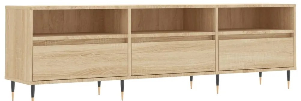 vidaXL Έπιπλο Τηλεόρασης Sonoma Δρυς 150x30x44,5 εκ. Επεξ. Ξύλο