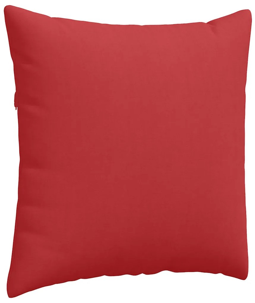 vidaXL Μαξιλάρι Καναπέ 2 pcs Κόκκινο 60 x 60 cm ύφασμα