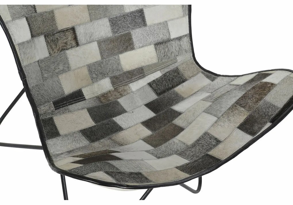 Καρέκλα Τραπεζαρίας DKD Home Decor Λευκό Μαύρο Μπεζ Γκρι 74 x 70 x 90 cm
