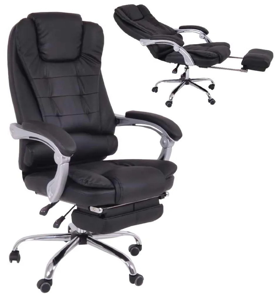 Καρέκλα Γραφείου Relax BF9700 PU Μαύρο 67x72x120/128cm