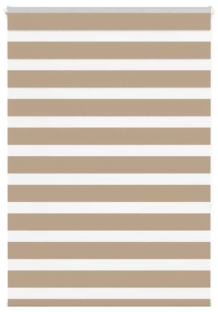 Ζέβρα τυφλή 105x150 cm Πλάτος υφάσματος 100,9 εκ. Πολυεστέρας - Καφέ