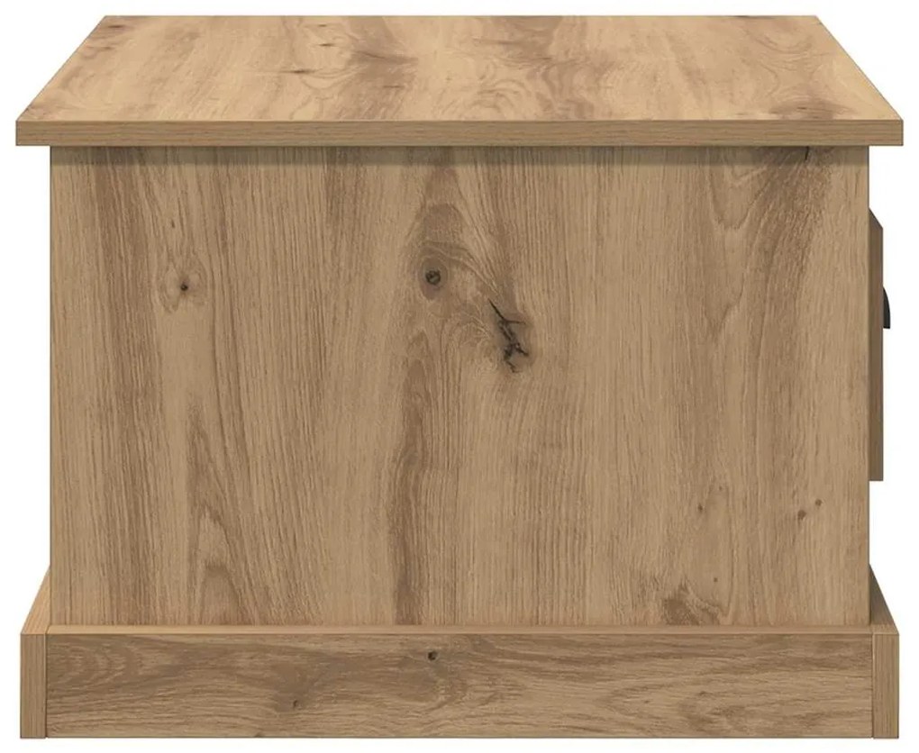 vidaXL Τραπεζάκι σαλονιού with Drawer artisan δρυς 50 x 50 x 35 cm