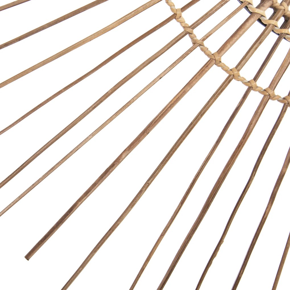 ΚΑΘΡΕΠΤΗΣ ΣΤΡΟΓΓΥΛΟΣ ΜΕ ΠΛΑΙΣΙΟ ΑΠΟ STICKS ΚΟΚΟΦΟΙΝΙΚΑ ΣΕ ΧΡΩΜΑ ΦΥΣΙΚΟ Φ85 εκ.HM7733 (1 Τεμμάχια)