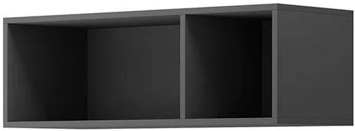 Lh-homefurniture Ραφιέρα επιτοίχια Enjoy Γραφίτης 90x30x35cm 38107-ENJ-90-g