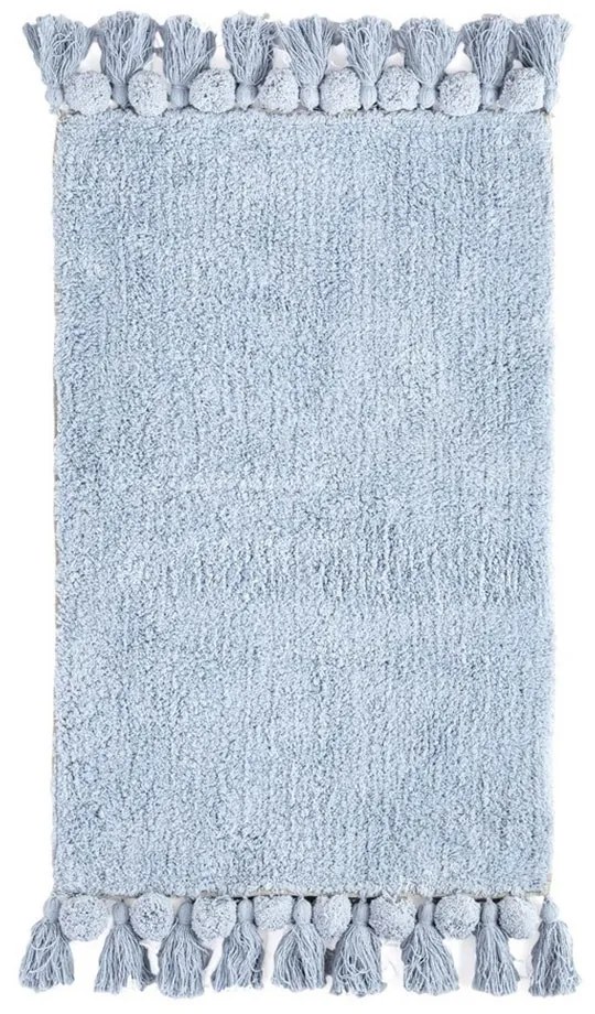 Πατάκι Μπάνιου Fresh Luxury Soft Blue Nima 50X80cm 100% Βαμβάκι