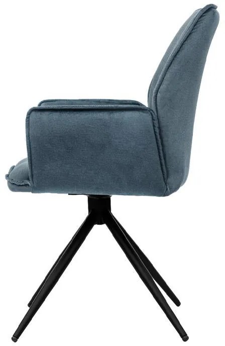Καρέκλα Τραπεζαρίας Dorothee Μεταλλική Fylliana Σιέλ 58x46x91εκ. 2αδα 58x46x91 εκ.