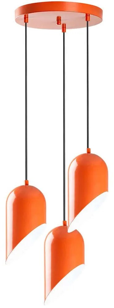 Φωτιστικό Οροφής Kesik 892OPV2078 Φ40x121cm 3xE27 40W Orange Opviq