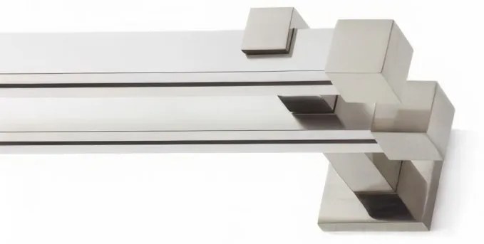 Μεταλλικός Σιδηρόδρομος Τοίχου διπλός Anartisi Aluminium Rail Collection MADISON T20 σε χρώμα INOX POLISHED (ΙΝΟΞ ΓΥΑΛΙΣΤΕΡΟ) 160 εκ