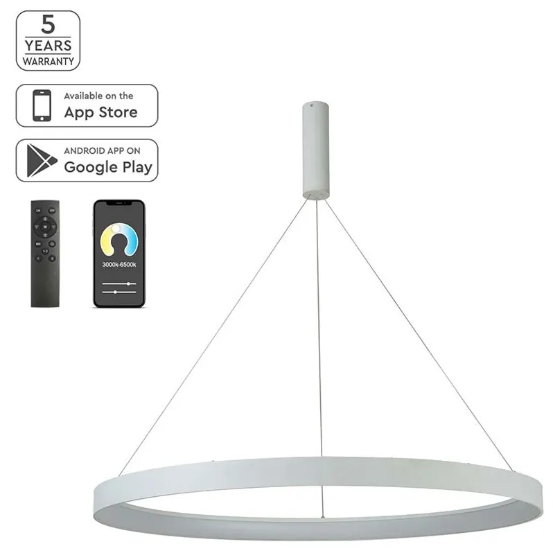 Φωτιστικό Κρεμαστό Home Lighting Amaya 77-8143 Λευκό Smart