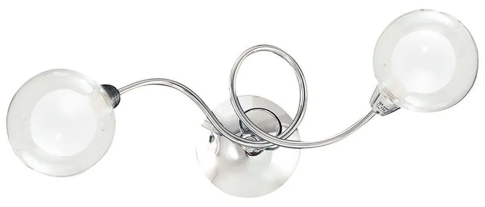 Φωτιστικό Τοίχου - Απλίκα Blog I-BLOG-PL2 2xG9 42x15cm Chrome Luce Ambiente Design Metal, Glass
