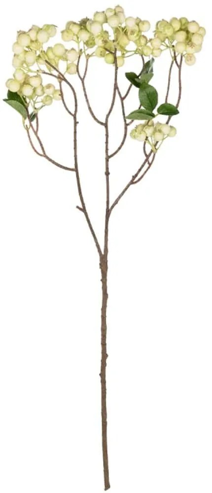 Τεχνητό Λουλούδι Berries Fruit 21446 71cm White GloboStar Πολυαιθυλένιο