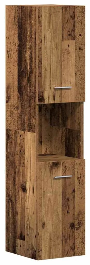 vidaXL Σετ Επίπλων Μπάνιου με πόρτα 4 pcs Παλιό Ξύλο 41 x 38.5 x 46 cm