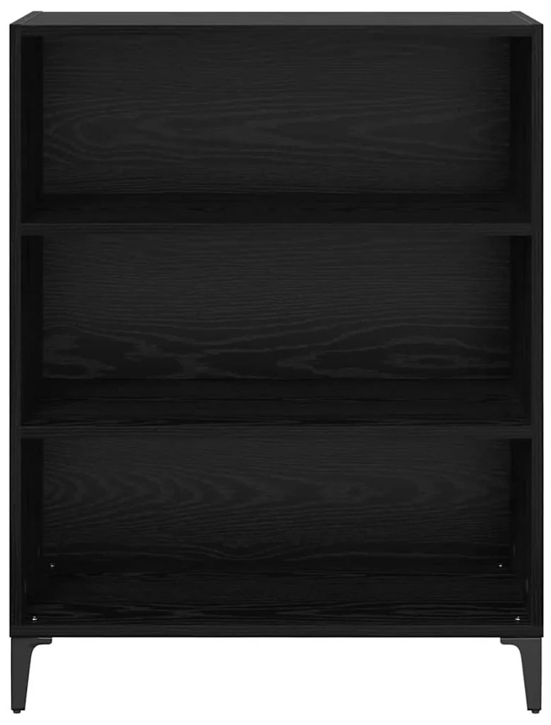 vidaXL Πλαϊνό γραφείο Μαύρη δρυς 32.5 x 69.5 x 90 εκ