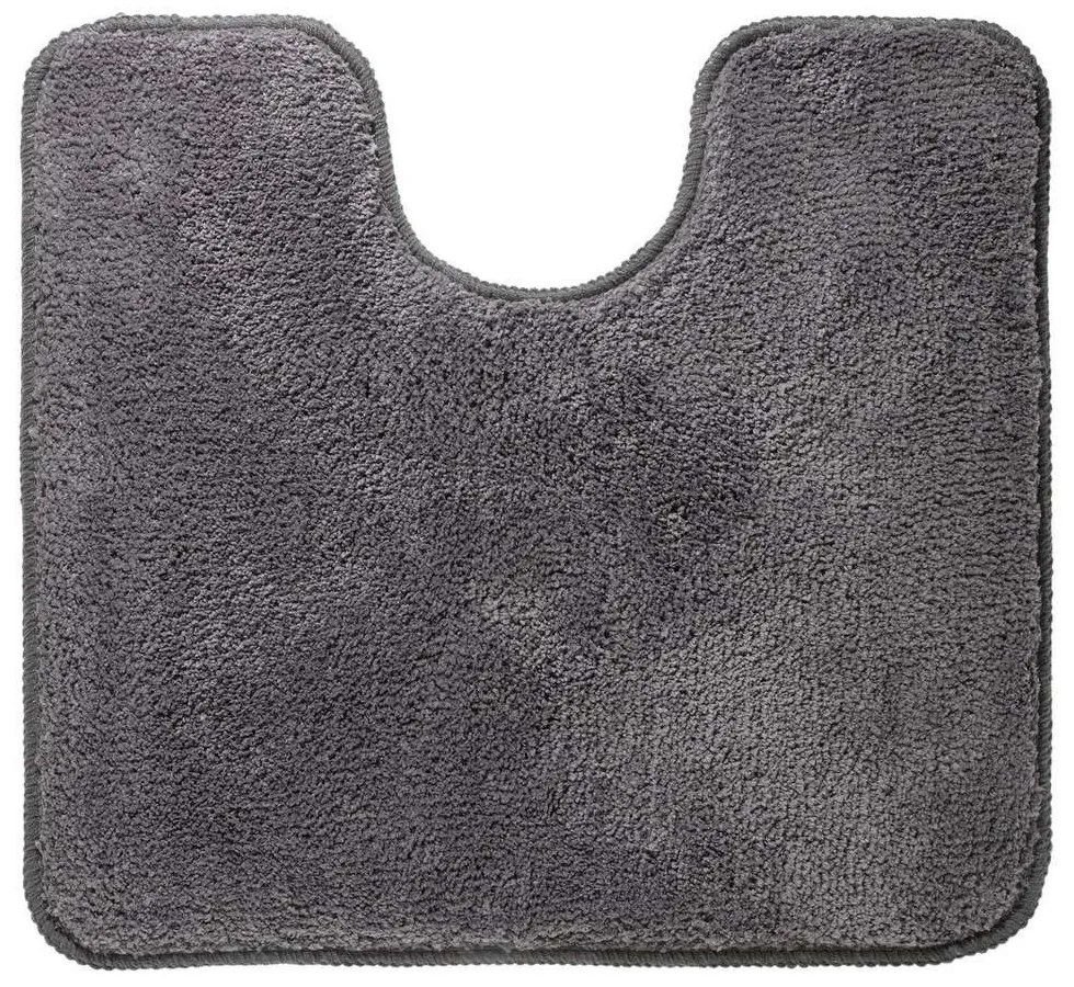 Πατάκι Λεκάνης Angora Grey Sealskin 55x60 Πολυέστερ
